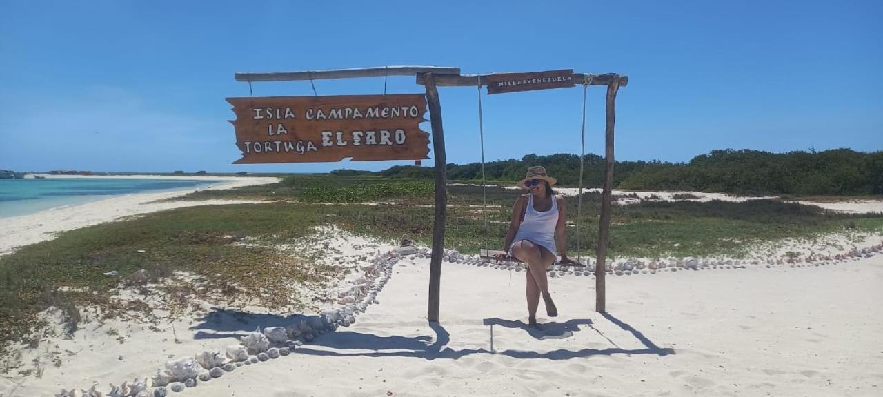 Alojamiento Cama Carpa Y Yate Isla La Tortuga Venezuela, Hotell Cayo Herradura Exteriör bild